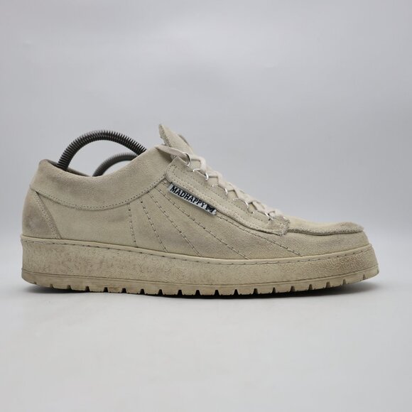 Mephisto Rainbow Reckless Men's Size US 9 White Suede Sneakers Shoes - Picture 1 of 12